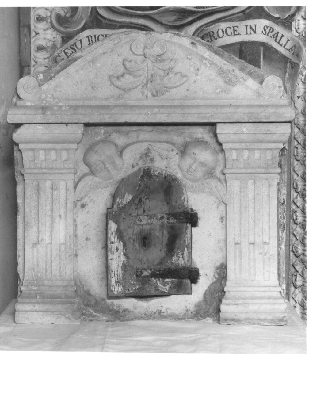 tabernacolo, opera isolata - bottega lombarda (sec. XVI)