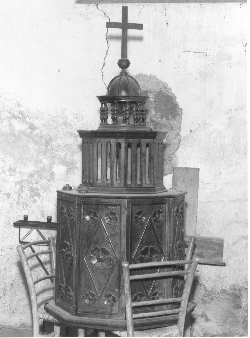 coperchio del fonte battesimale, opera isolata - bottega lombarda (sec. XVII)