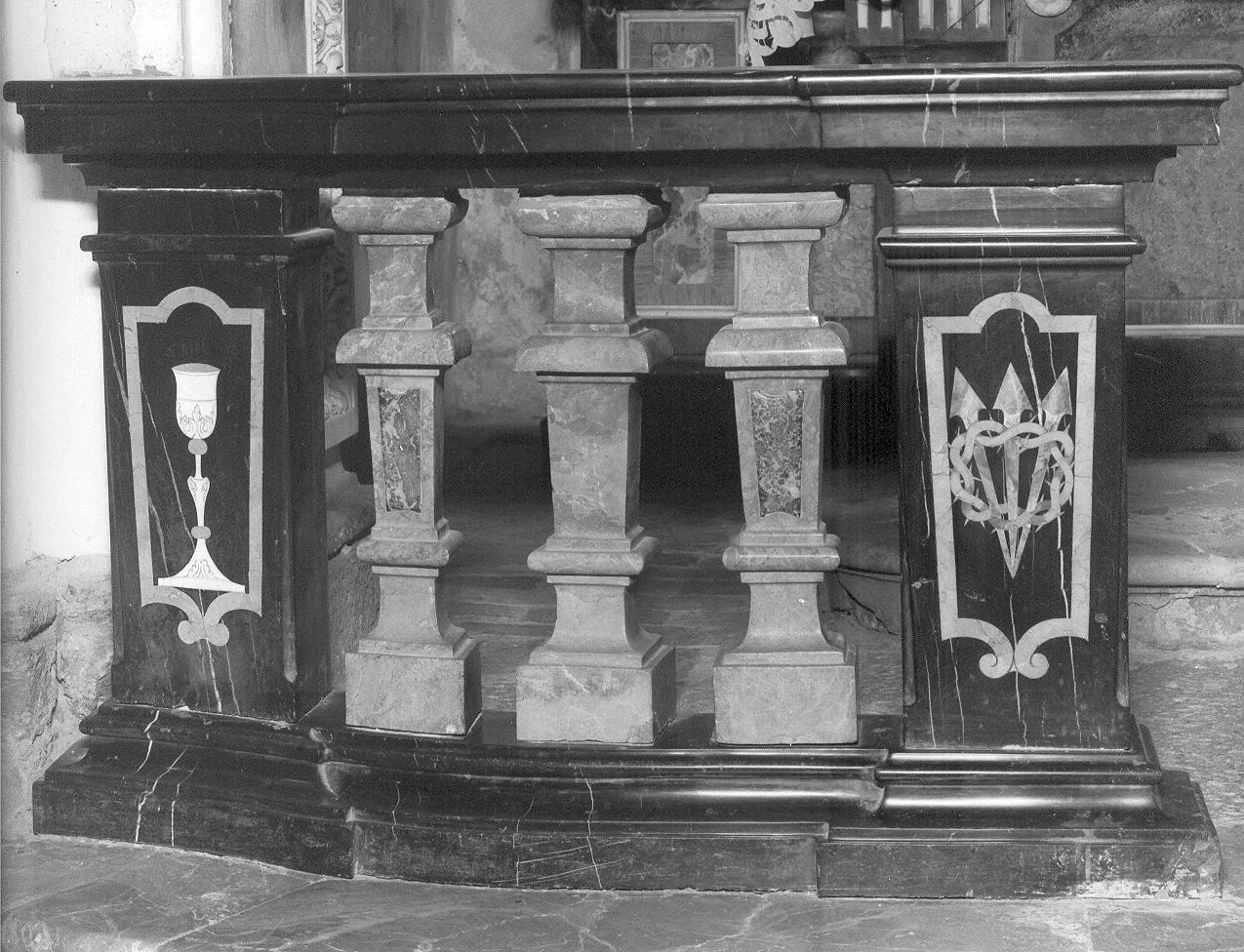 balaustrata di Sertorelli Paolo Antonio (attribuito) (sec. XVIII)