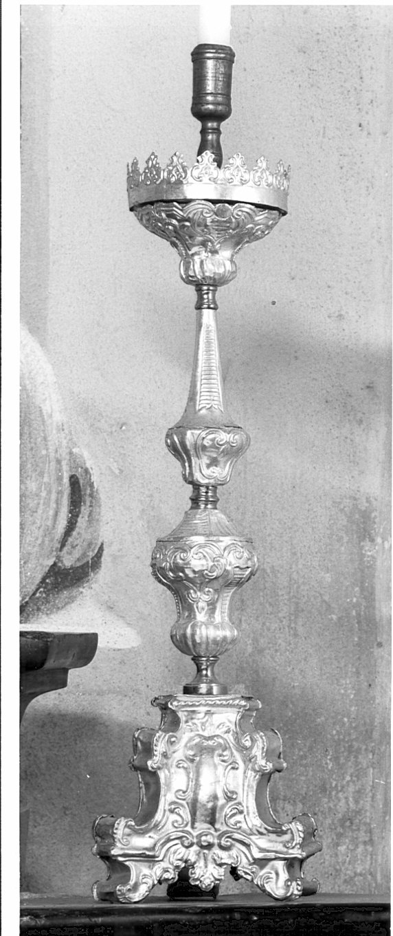 candeliere - bottega lombarda (primo quarto sec. XVIII)