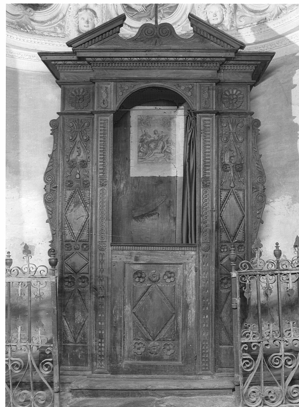 confessionale - bottega lombarda (seconda metà sec. XVI)