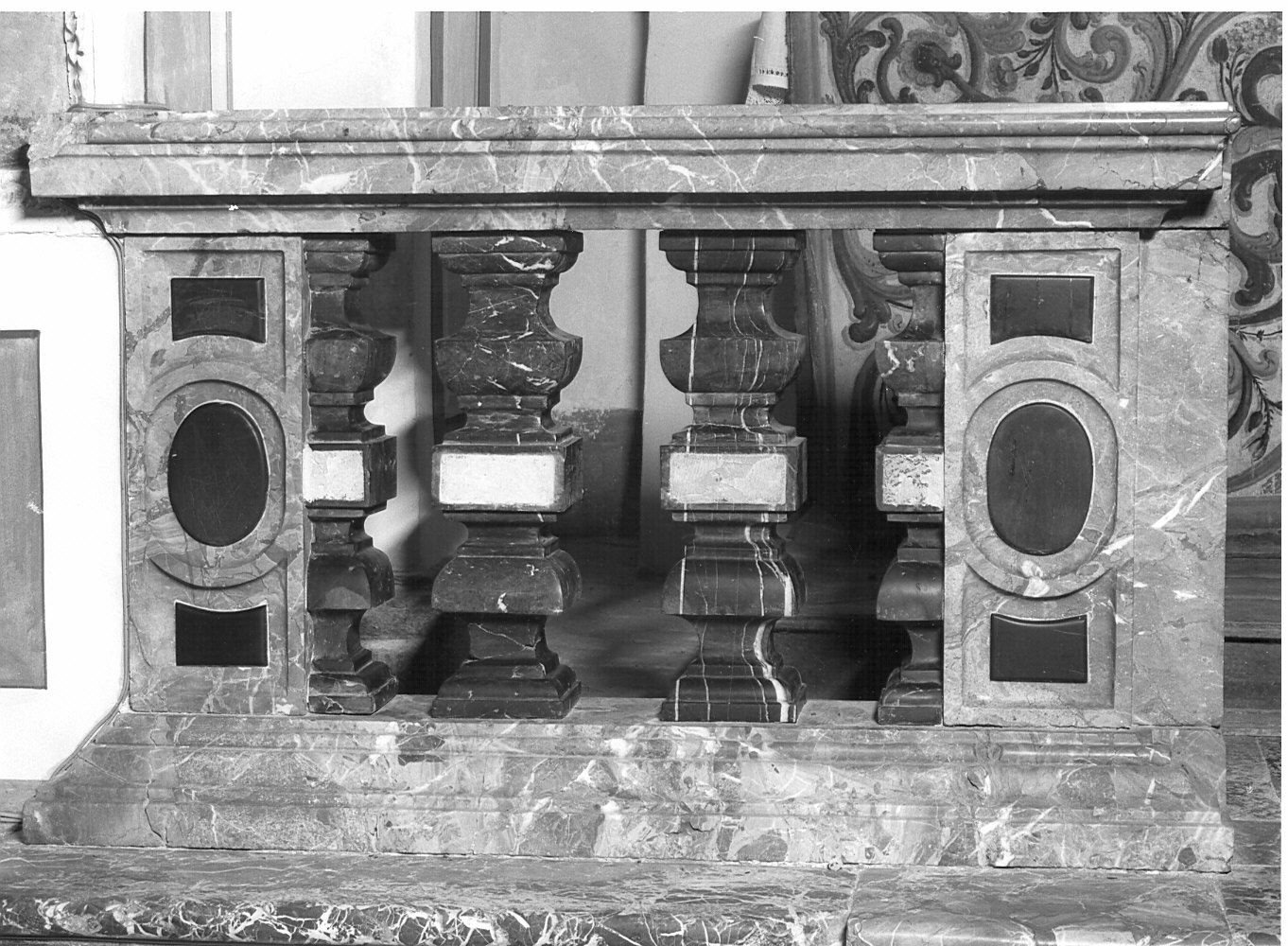 balaustrata - bottega lombarda (secondo quarto sec. XVII)