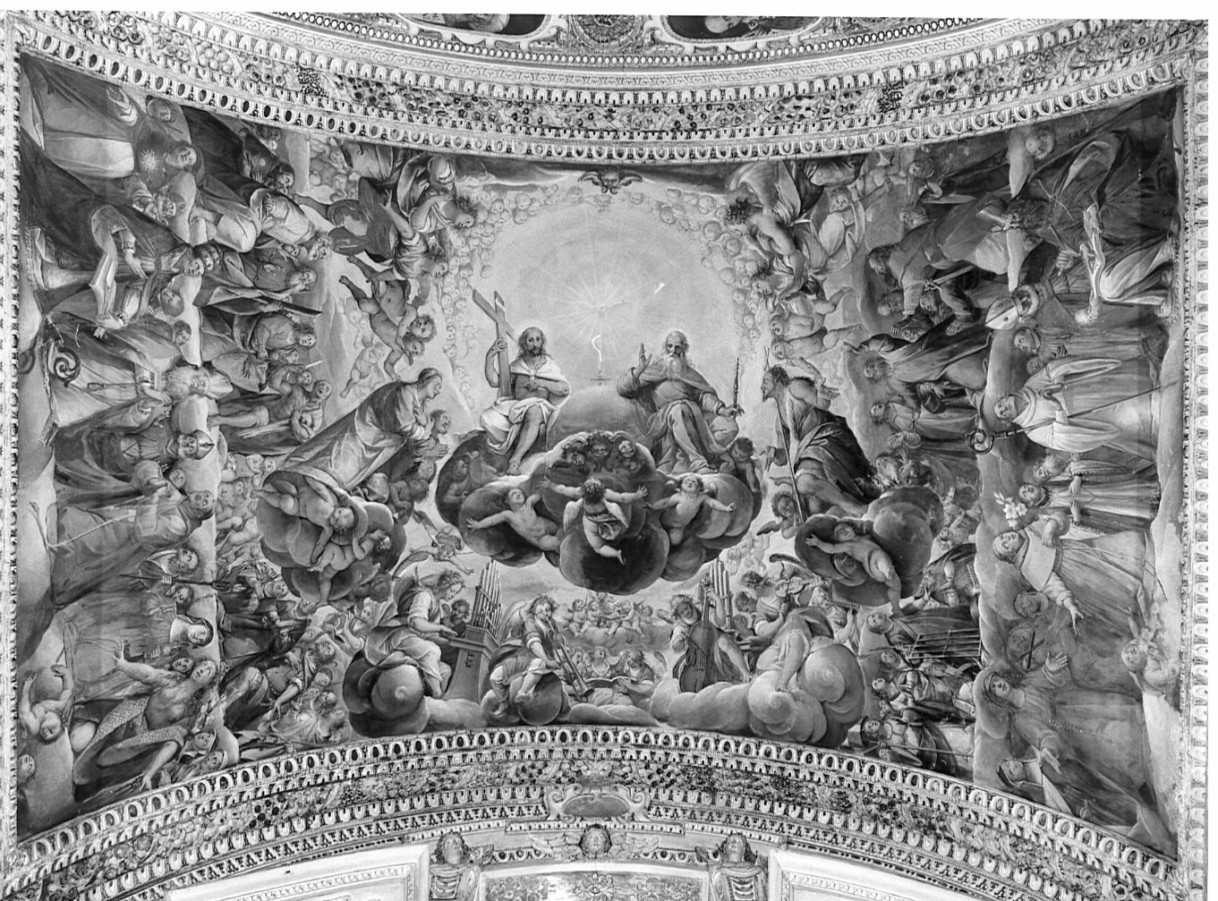 paradiso (dipinto murale, elemento d'insieme) di Bianchi Isidoro (sec. XVII)
