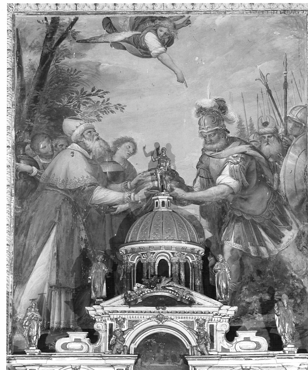 Abramo (dipinto murale, elemento d'insieme) di Bianchi Isidoro (sec. XVII)