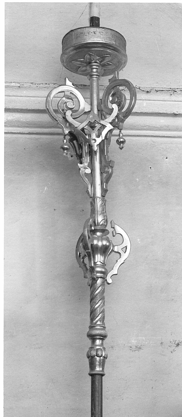 candelabro, serie - bottega lombarda (seconda metà sec. XIX)