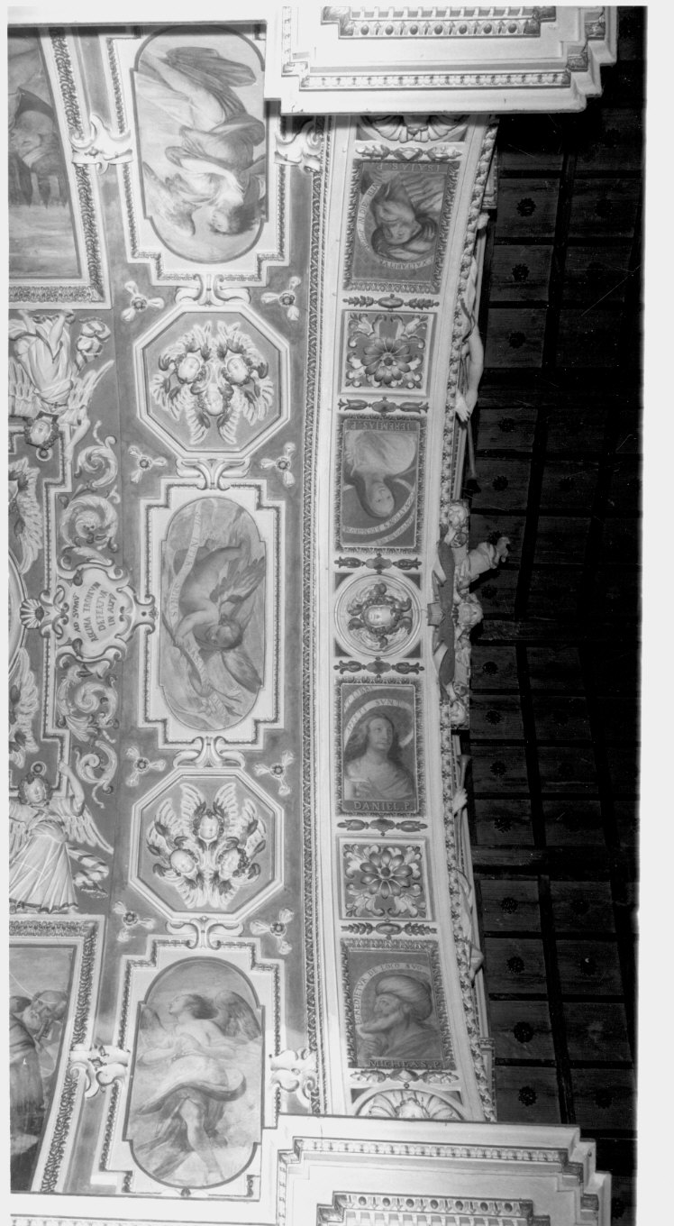 angeli (dipinto murale, elemento d'insieme) di Pozzo Carlo (attribuito) (sec. XVII)