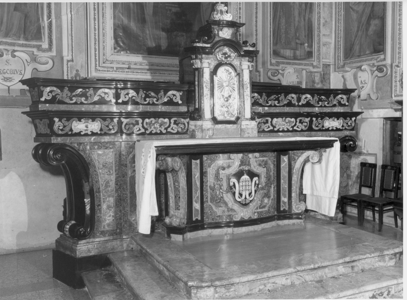 altare maggiore - bottega lombarda (sec. XVII)