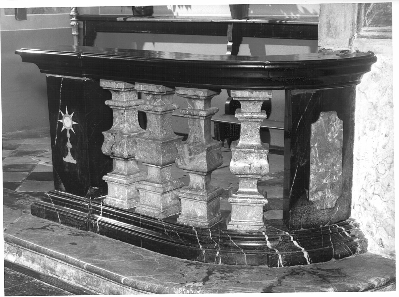 balaustrata - bottega lombarda (seconda metà sec. XVIII)