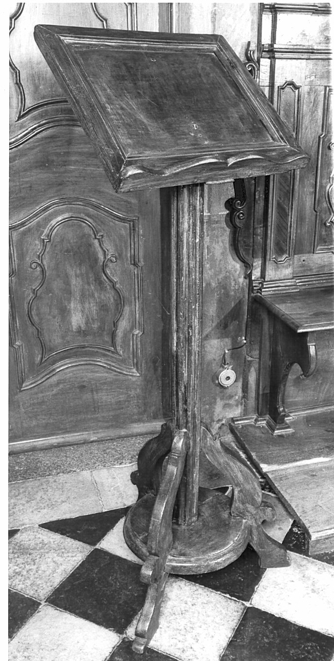 leggio - bottega lombarda (seconda metà sec. XIX)