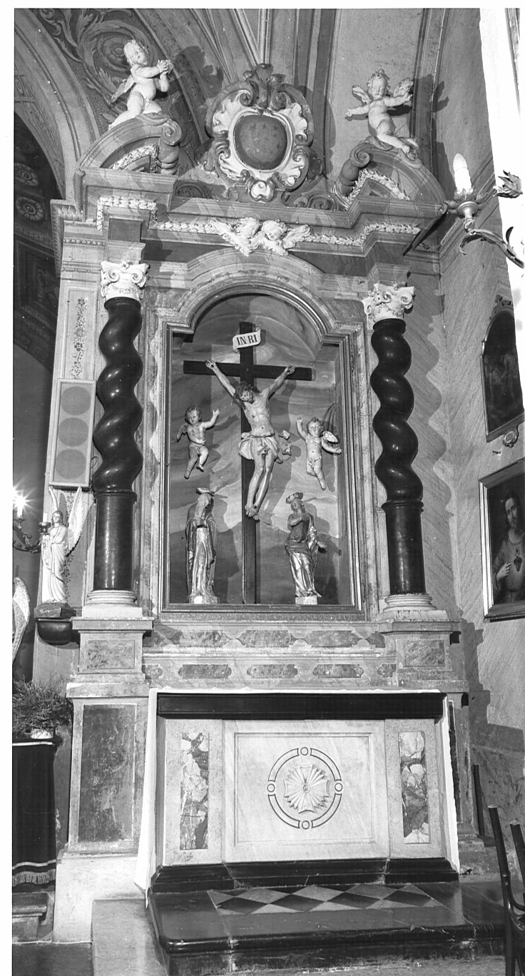 altare - bottega lombarda (secc. XVII/ XVIII)