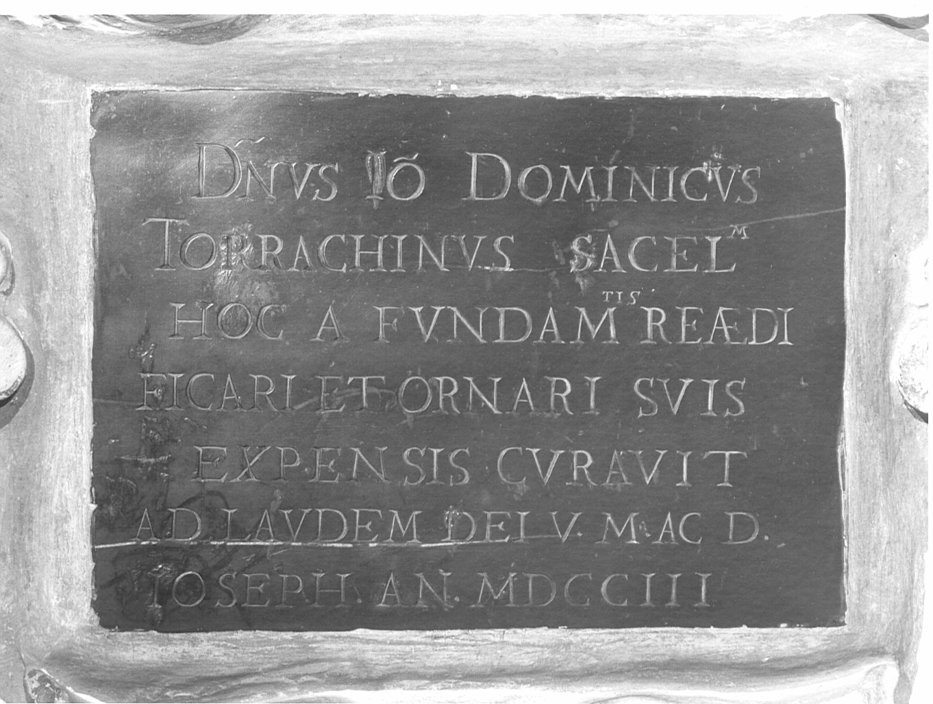 lapide - bottega lombarda (sec. XVIII)