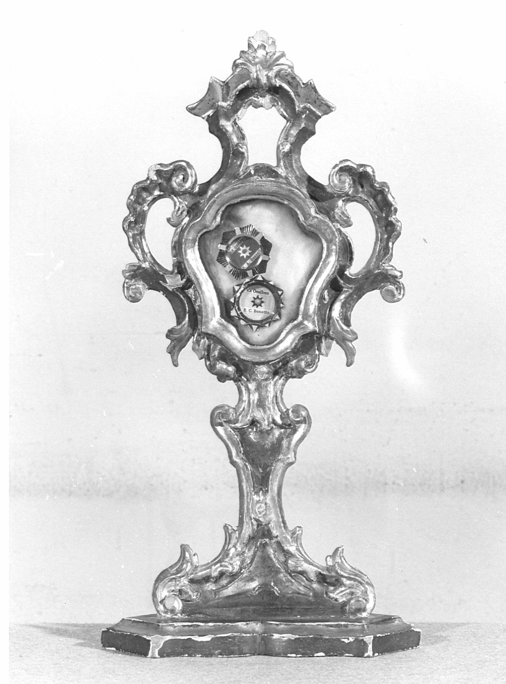 reliquiario - bottega lombarda (sec. XVIII)