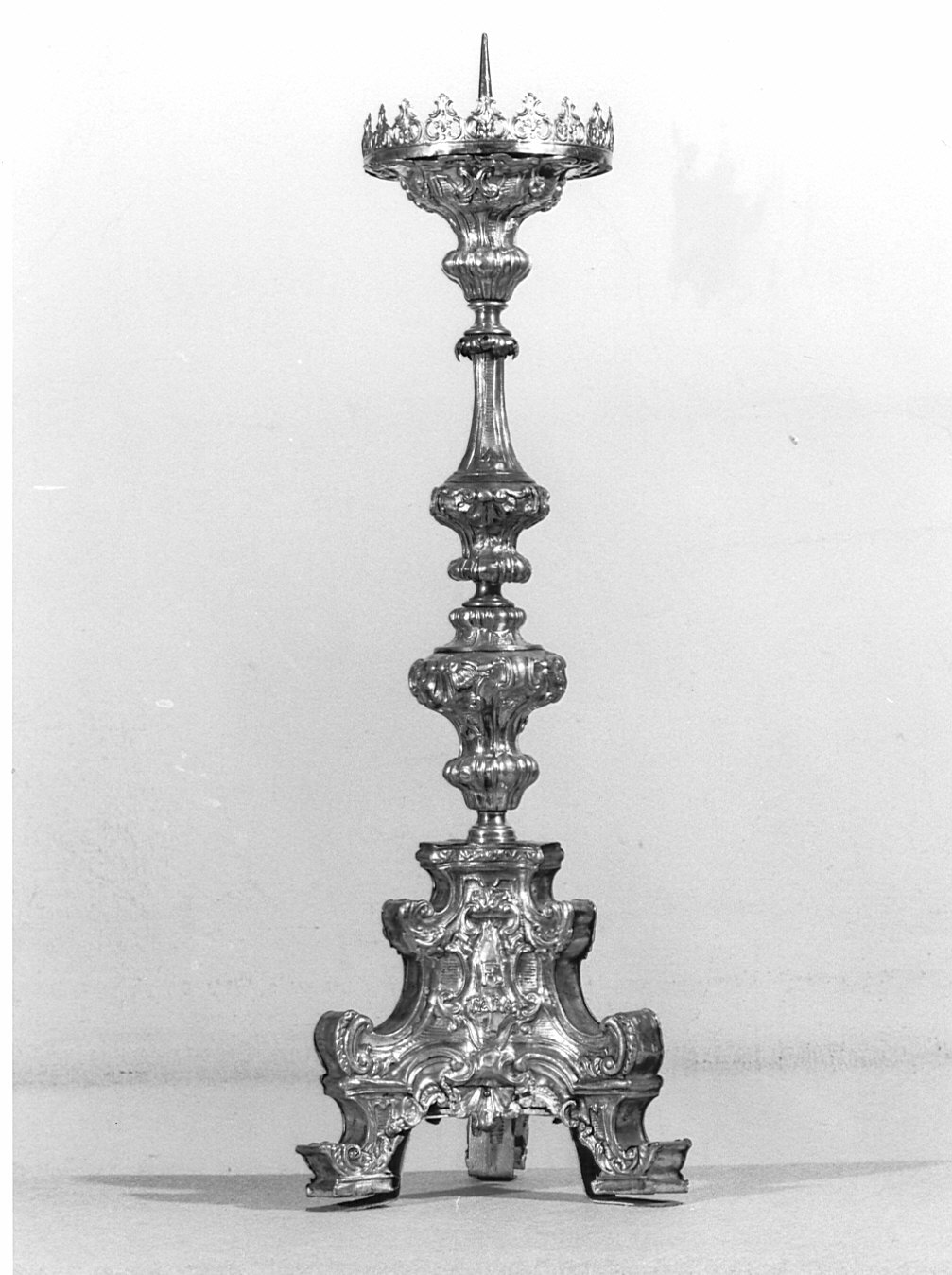 candeliere - bottega lombarda (prima metà sec. XVIII)