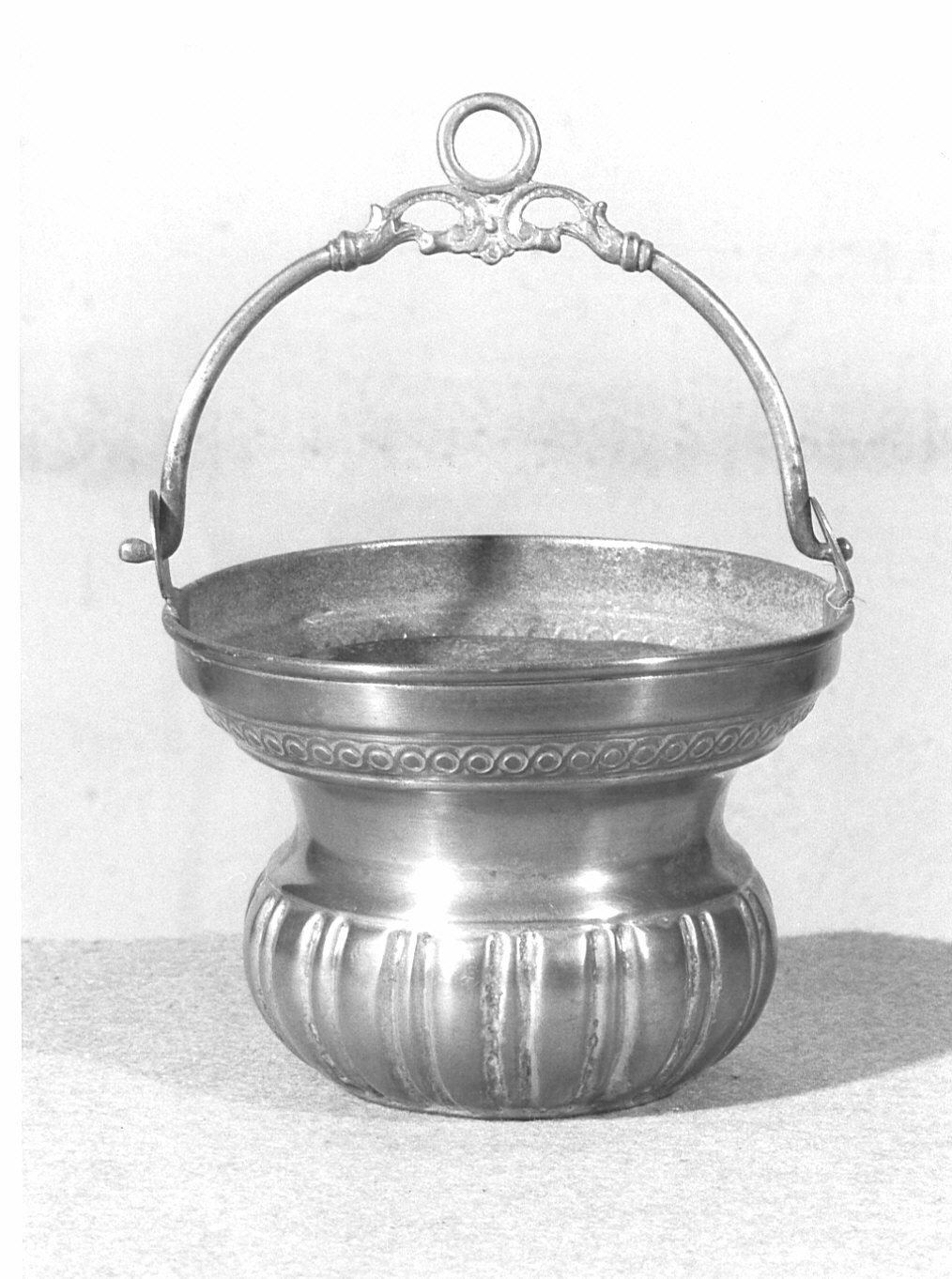 secchiello per l'acqua benedetta - bottega lombarda (prima metà sec. XIX)