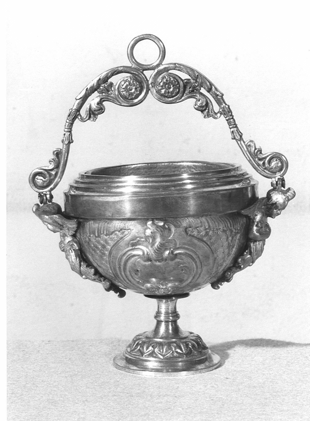 secchiello per l'acqua benedetta - bottega lombarda (sec. XVIII)