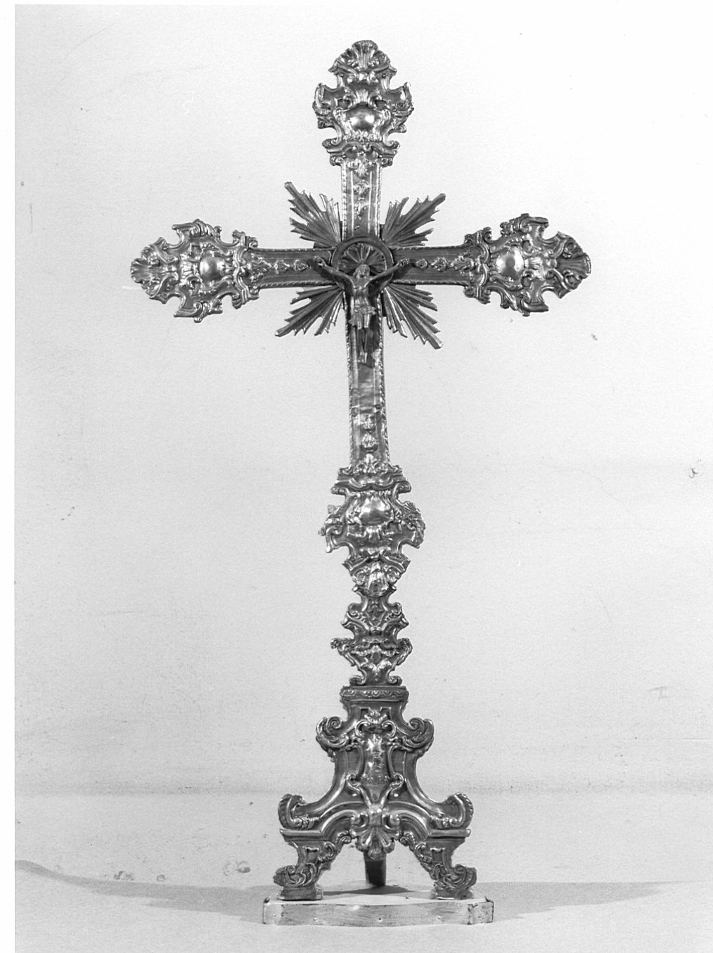croce d'altare - bottega lombarda (secc. XVII/ XVIII)