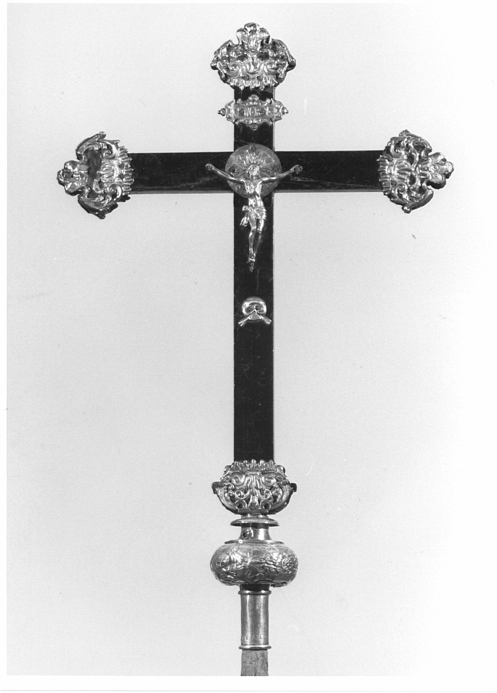 croce processionale - bottega lombarda (seconda metà sec. XVII)