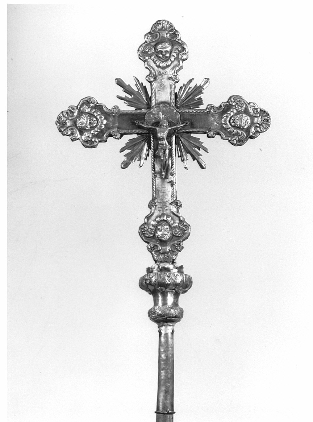 croce processionale - bottega lombarda (fine/inizio secc. XVII/ XVIII)