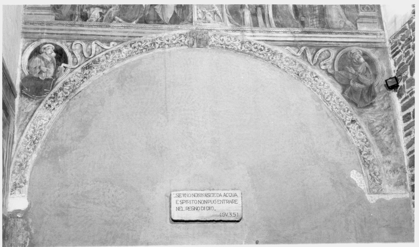 profeti (dipinto murale) di De Magistris Sigismondo (bottega) (sec. XVI)