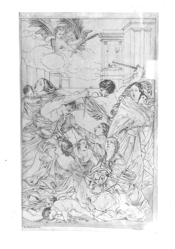 strage degli innocenti (disegno) di Rosaspina Francesco (sec. XIX)
