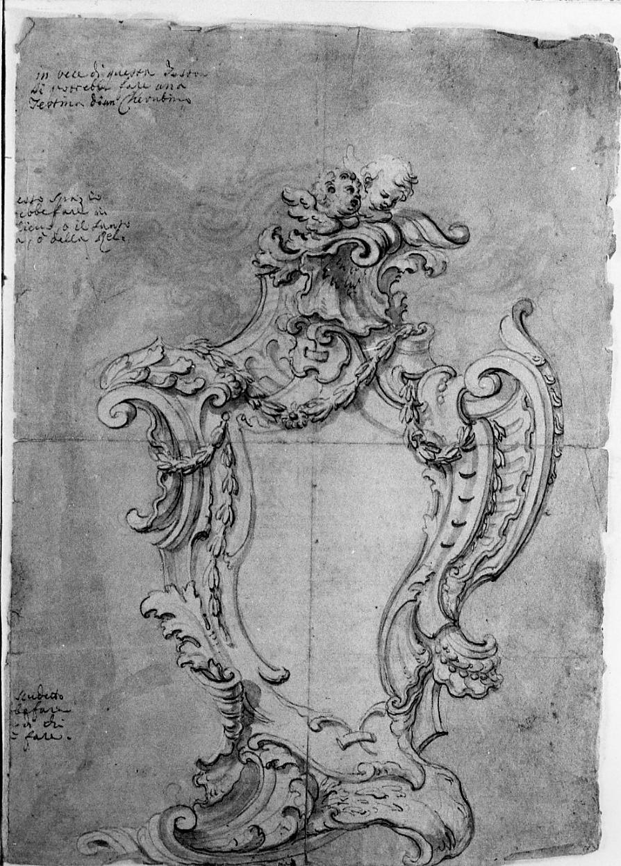 cartagloria (disegno) di Giosafatti Lazzaro (sec. XVIII)