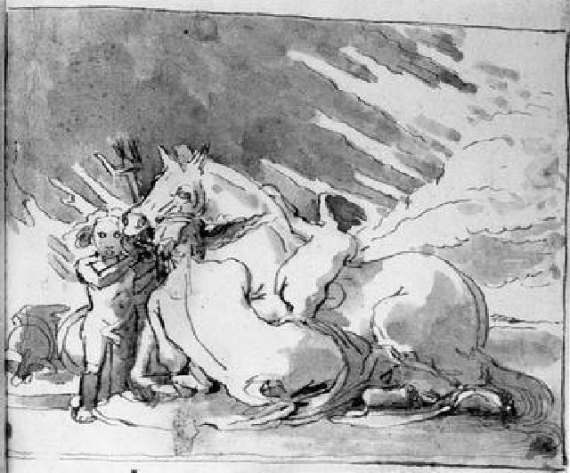 Venere (?) (disegno) di Duranti Fortunato (sec. XIX)