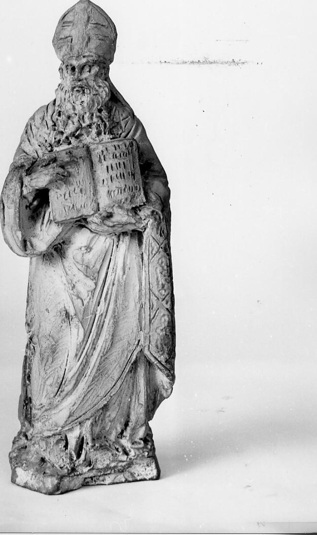 Sant'Agostino (statuetta) di Paci Giorgio (sec. XIX)