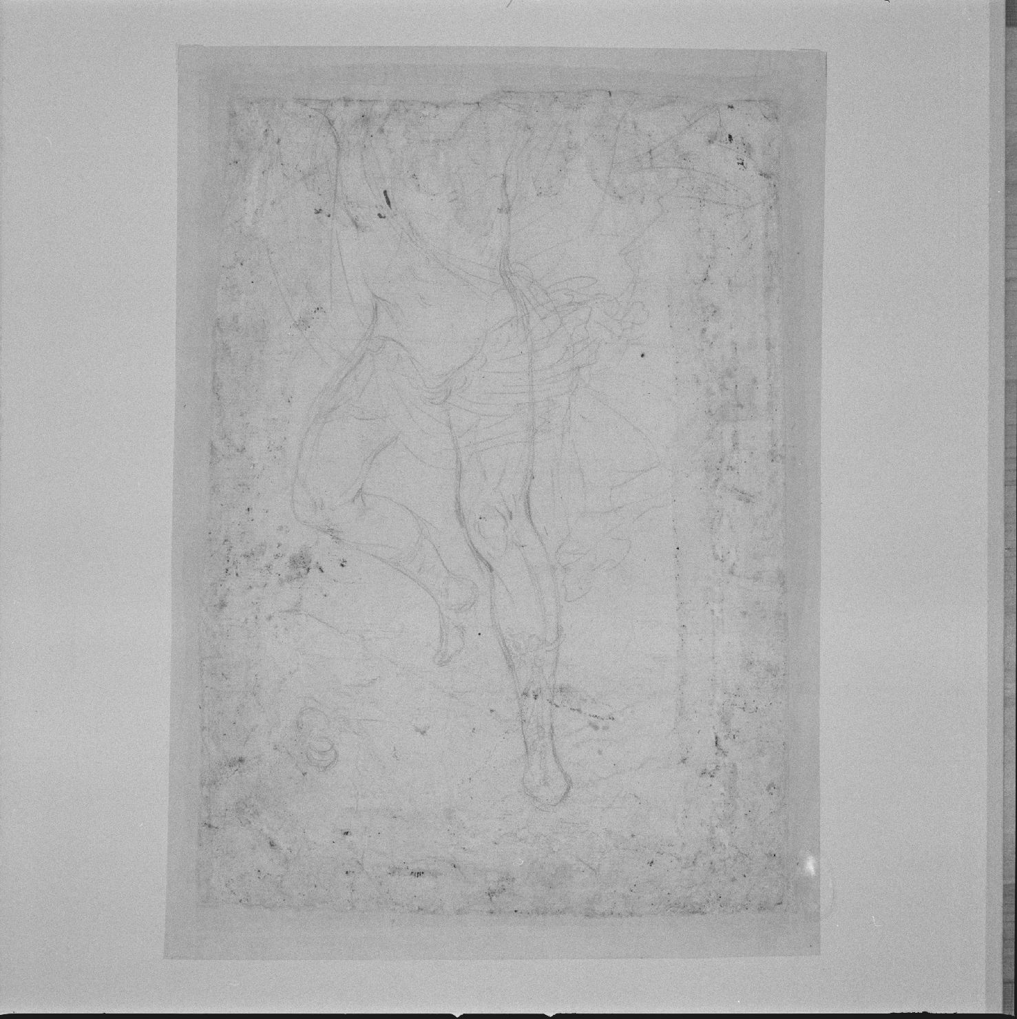 Assalonne (disegno) di Cesari Giuseppe detto Cavalier d'Arpino (bottega) (secc. XVI/ XVII)