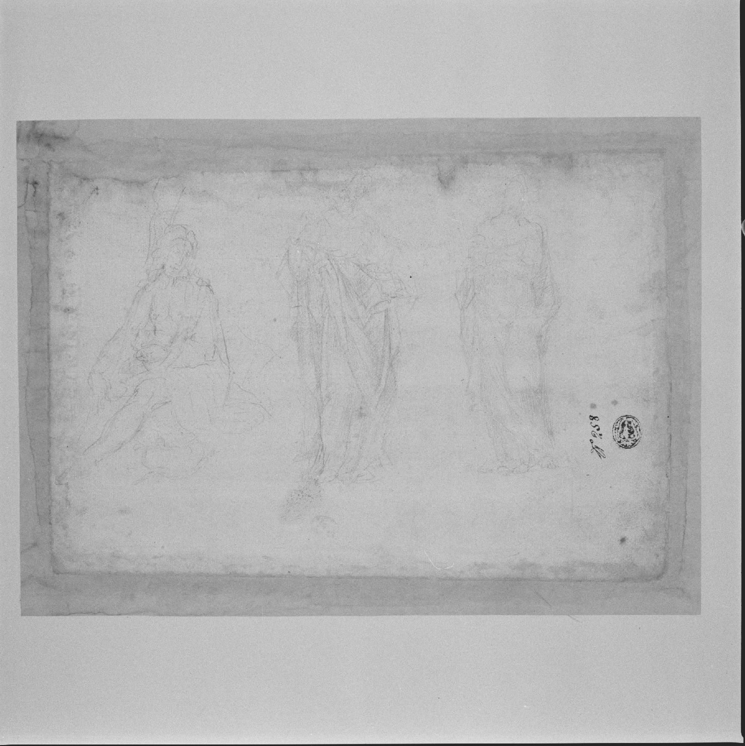 figure (disegno) di Cimatori Antonio detto Visaccio (sec. XVII)