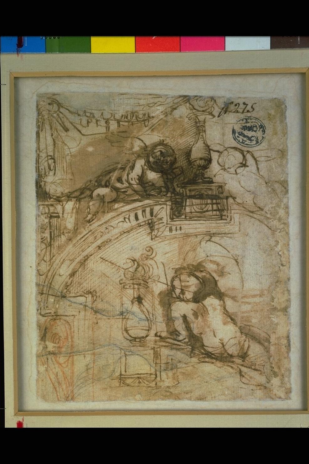 putti (disegno) di Fiori Federico detto Barocci (sec. XVI)