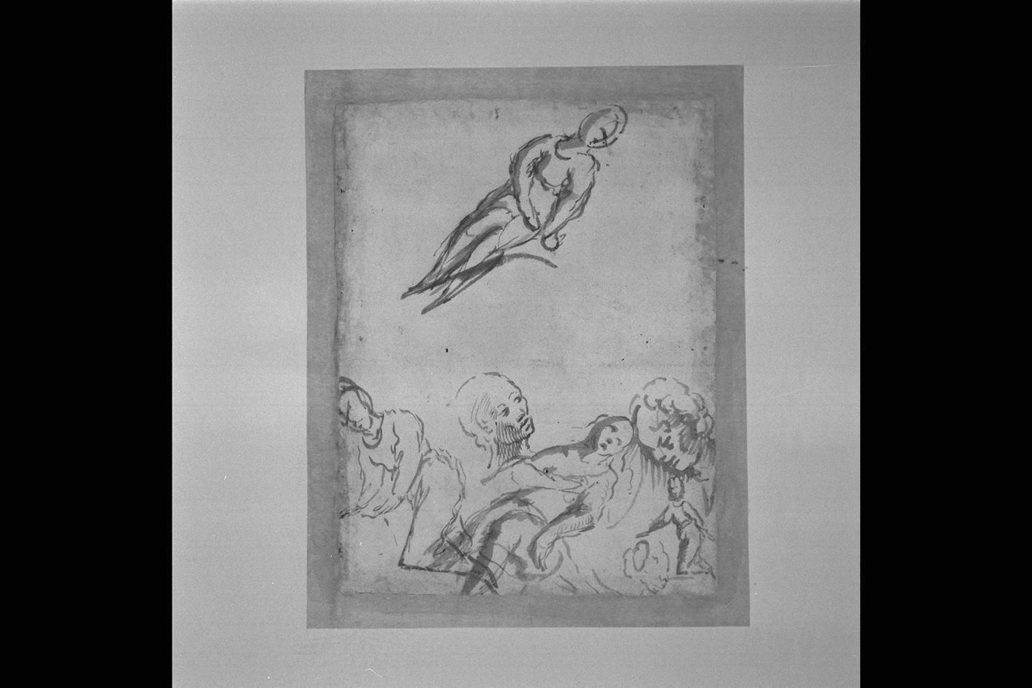 figura femminile (disegno) di Cimatori Antonio detto Visaccio (sec. XVII)