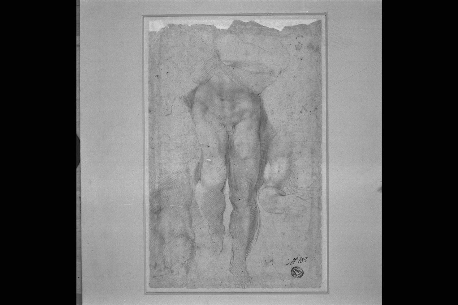 figura maschile nuda (disegno) di Fiori Federico detto Barocci (sec. XVI)