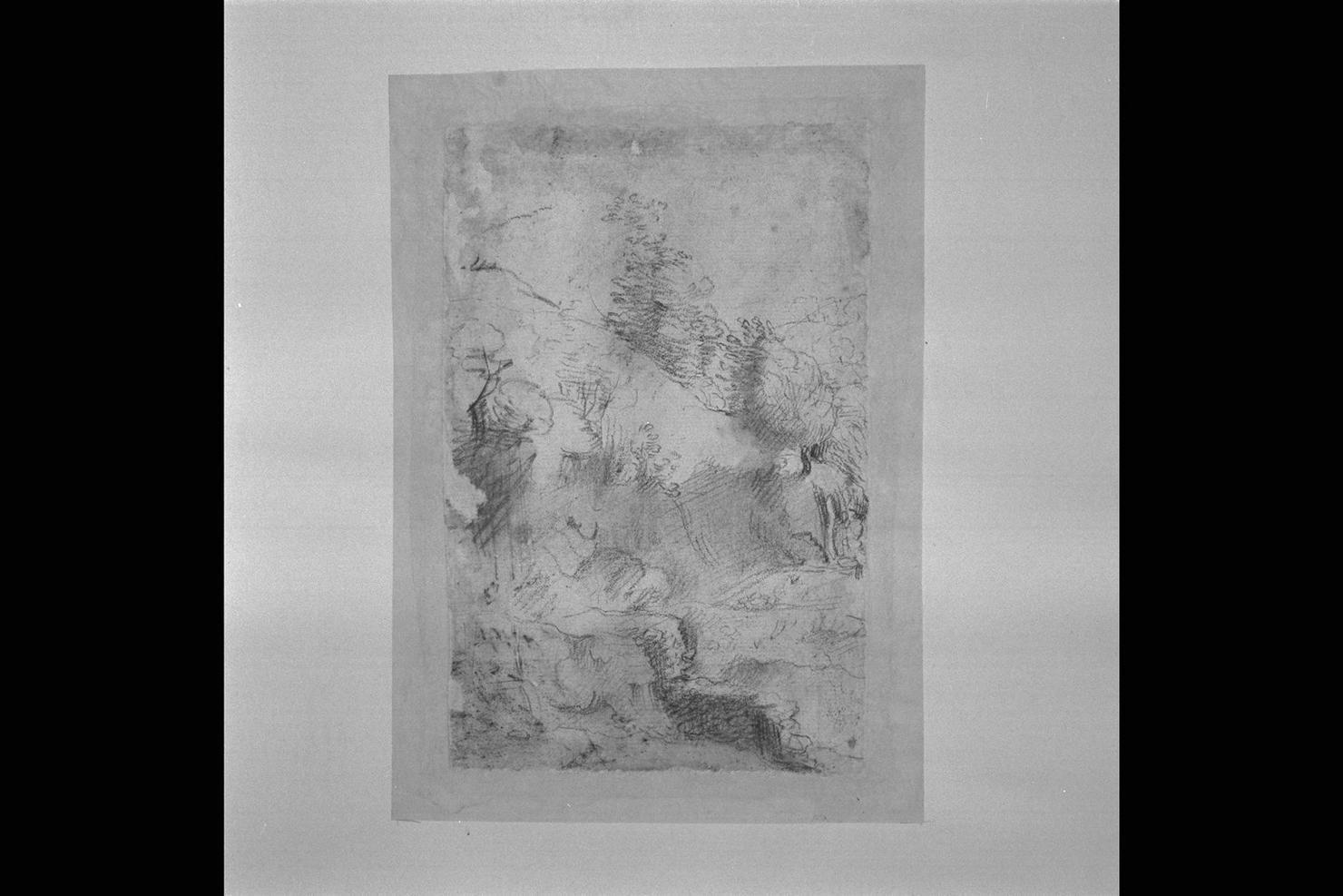 paesaggio (disegno) di Fiori Federico detto Barocci (sec. XVI)