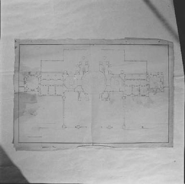 pianta per porta urbica (disegno) di Niccolai Nicola (sec. XVIII)