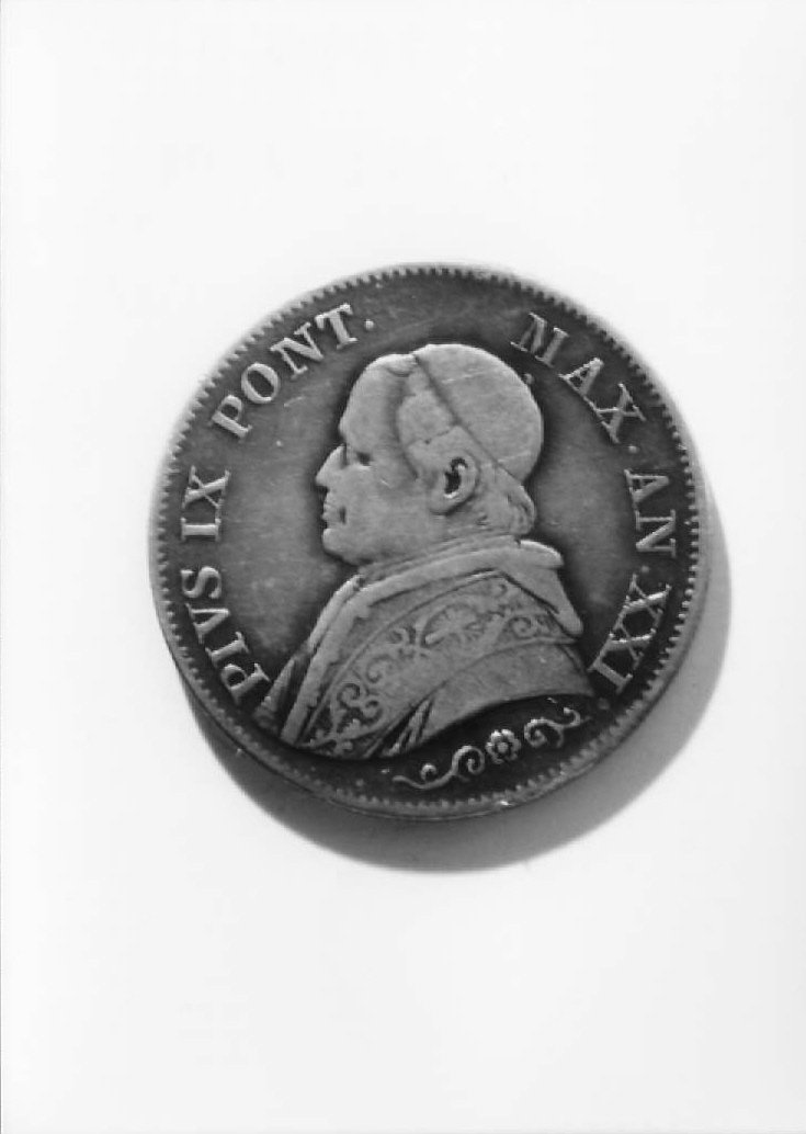 moneta - lira di Carbara Nicola (sec. XIX d.C)