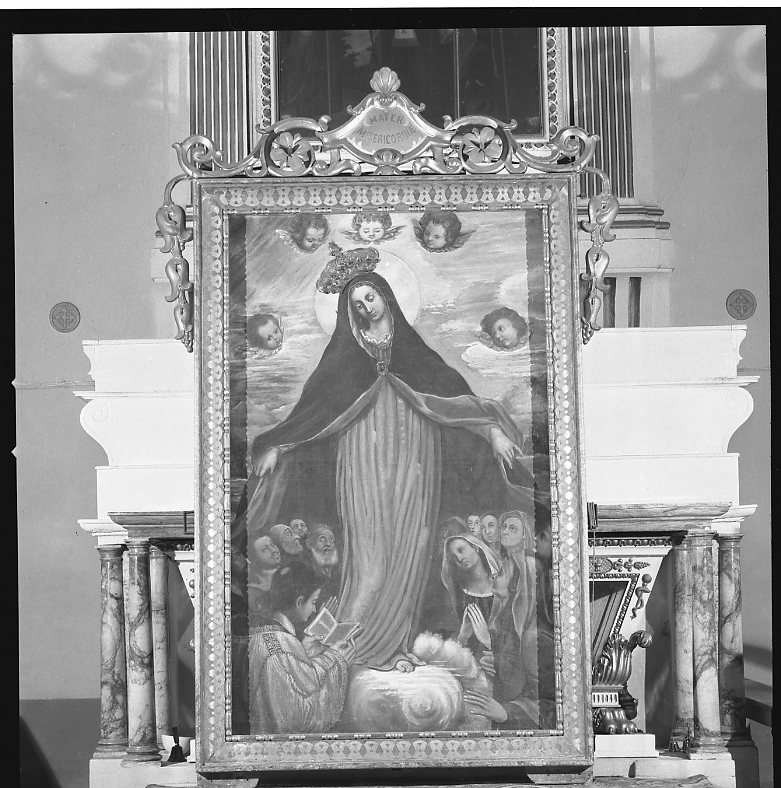Madonna della Misericordia (dipinto) di Patanazzi Alfonso (sec. XVII)