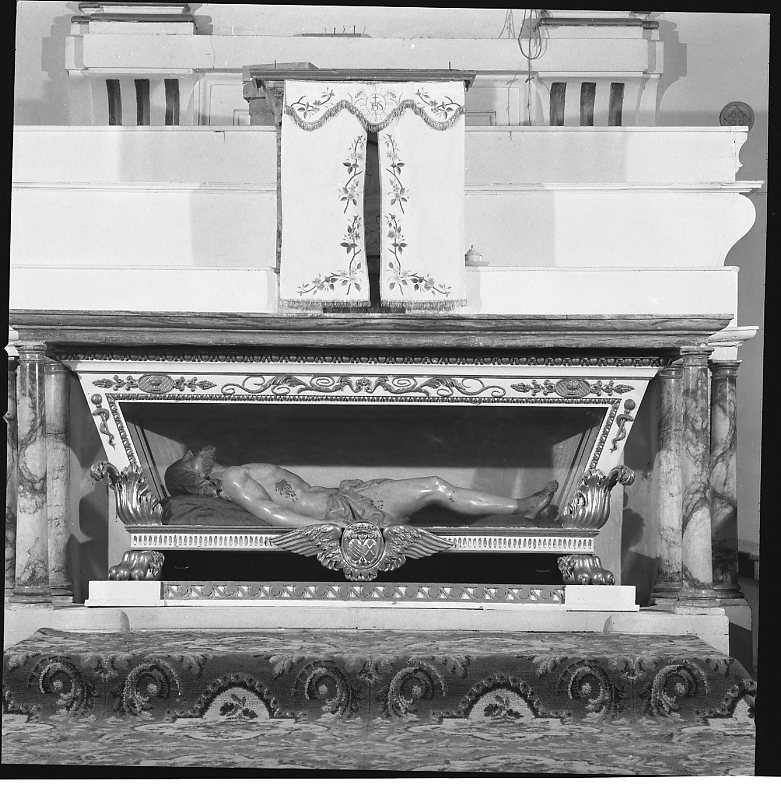 Cristo morto (statua) - bottega marchigiana (fine/inizio secc. XIX/ XX)
