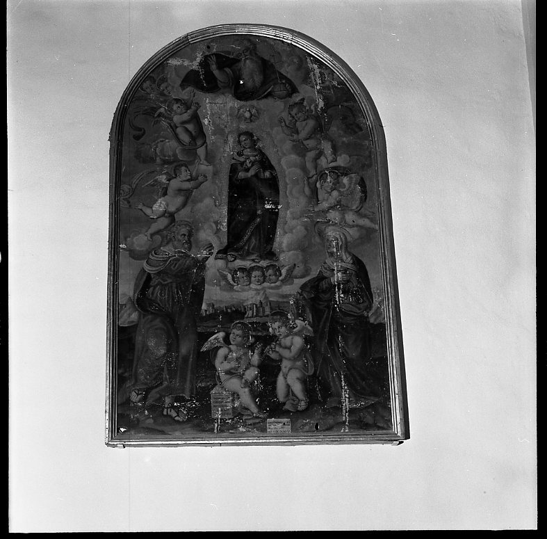 Immacolata Concezione e santi (dipinto) di Dionigi Giovanni (sec. XVI)