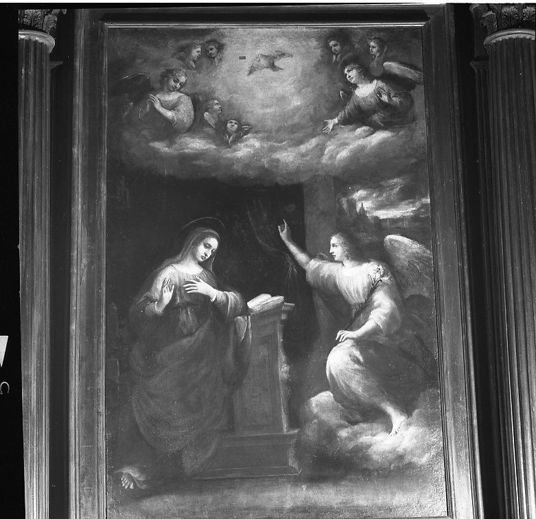 Annunciazione (dipinto) di Allegrini Francesco (attribuito) (prima metà sec. XVII)