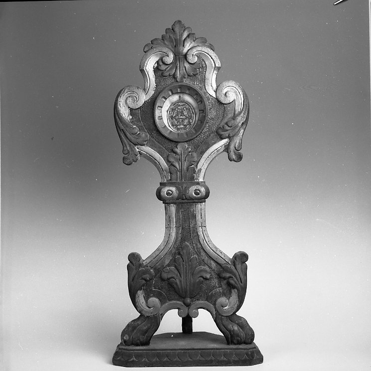 reliquiario - a ostensorio, serie - produzione marchigiana (sec. XIX)