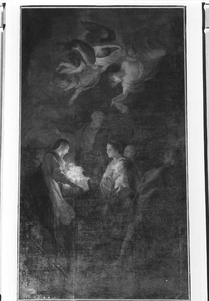 natività di Gesù (dipinto) di Corvi Domenico (seconda metà sec. XVIII)