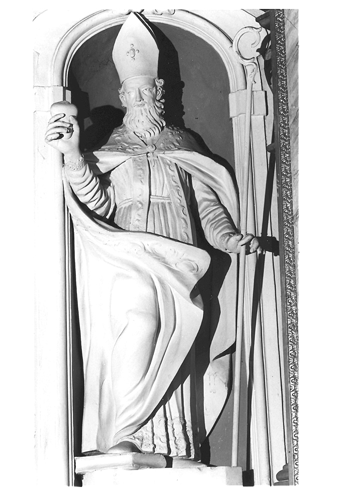 Sant'Agostino (statua) - bottega marchigiana (sec. XVII)