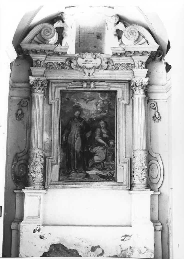 altare - a edicola di Amantini Tommaso (sec. XVII)