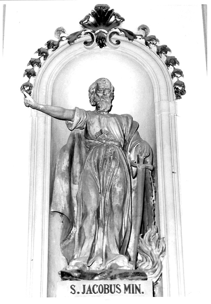 San Giacomo il Minore (statua, elemento d'insieme) di Fontana Domenico (fine sec. XVIII)