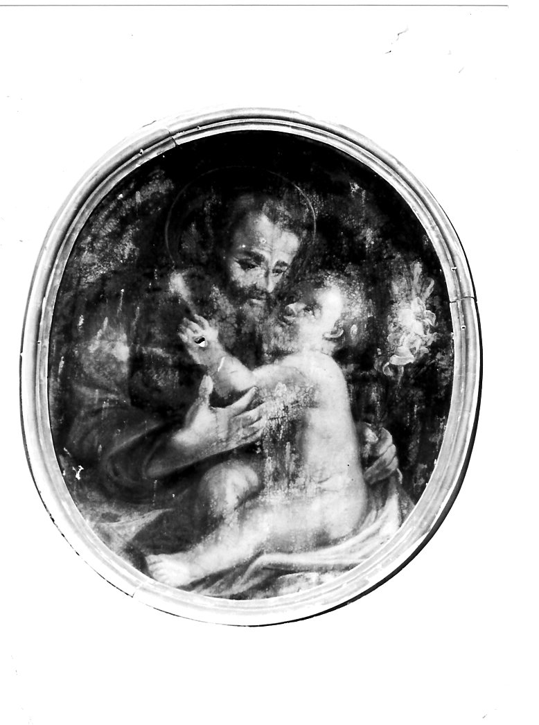 San Giuseppe e Gesù Bambino (dipinto) - ambito marchigiano (sec. XVIII)