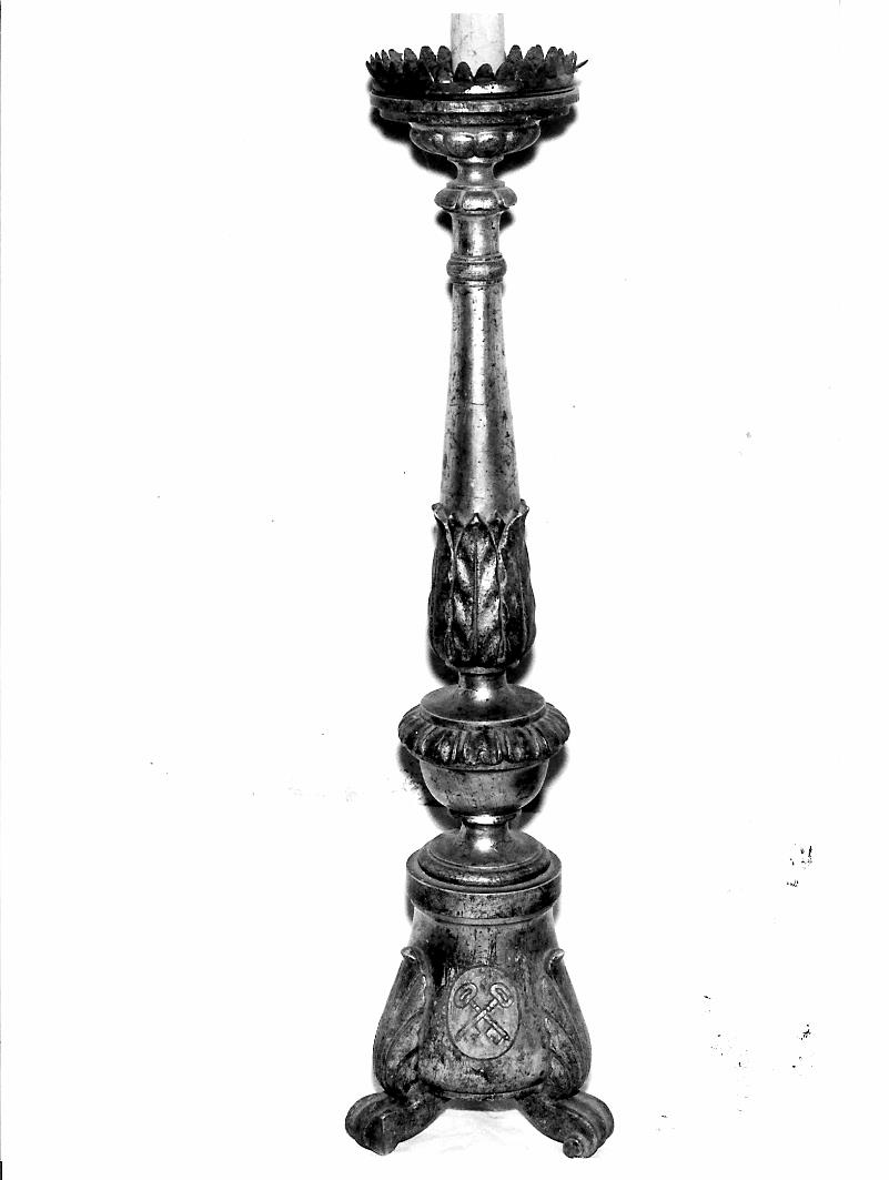 candelabro, serie - bottega marchigiana (secc. XVIII/ XIX)