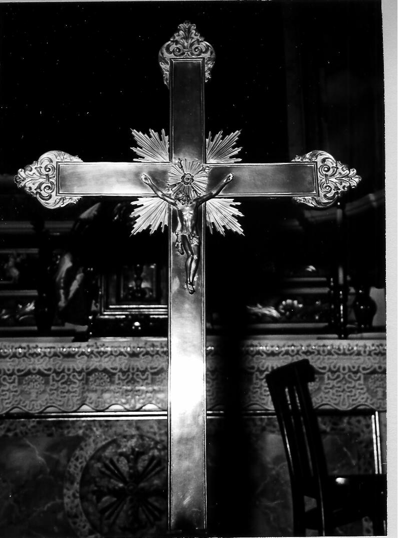 croce d'altare - bottega italiana (primo quarto sec. XX)