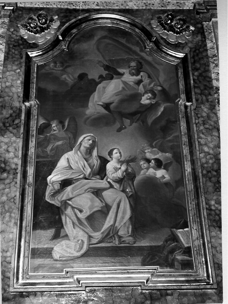 Sant'Anna e Maria Vergine Bambina (dipinto) di De Scrilli Ignazio (sec. XVIII)