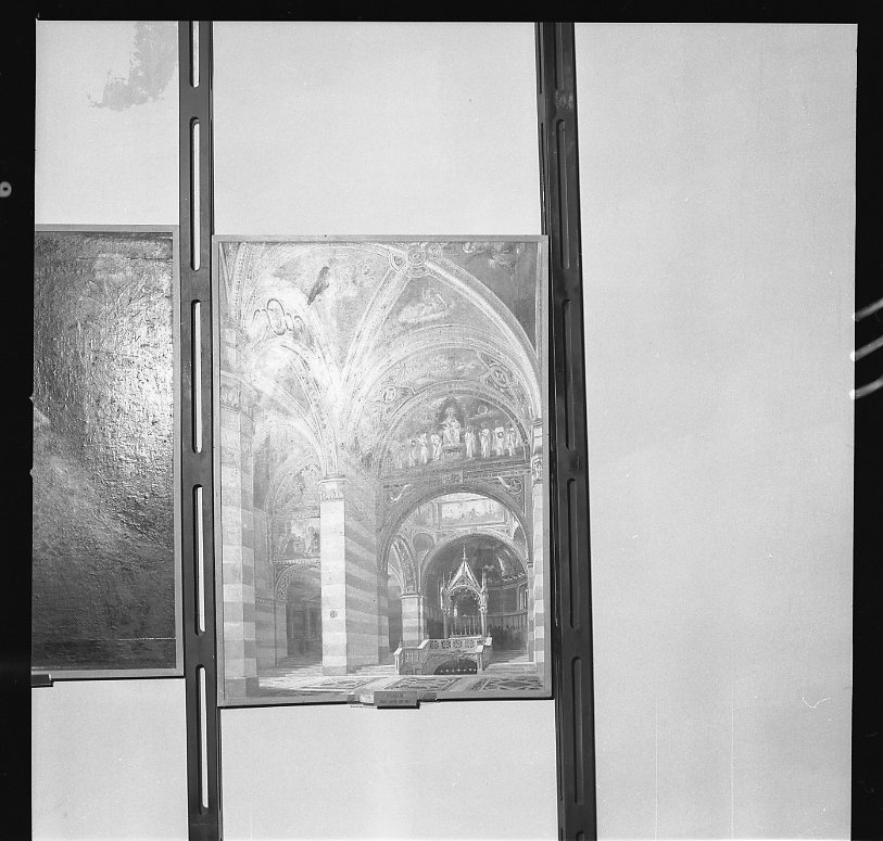 architettura (dipinto) di Mariani Cesare (seconda metà sec. XIX)