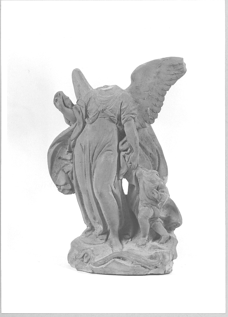 Tobia e l'Angelo (statua) di Paci Emidio (terzo quarto sec. XIX)